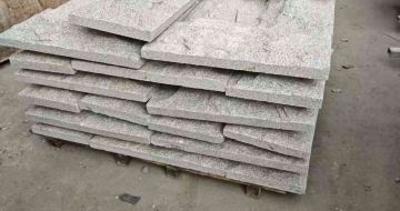 长春芝麻白蘑菇石，自然面