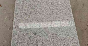 长春芝麻白光面毛板