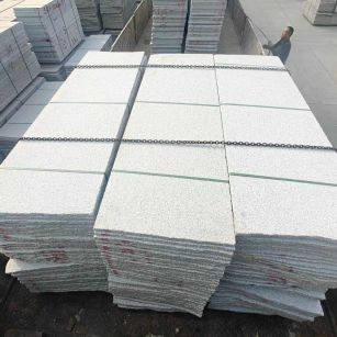 长春芝麻白毛板，石材毛板