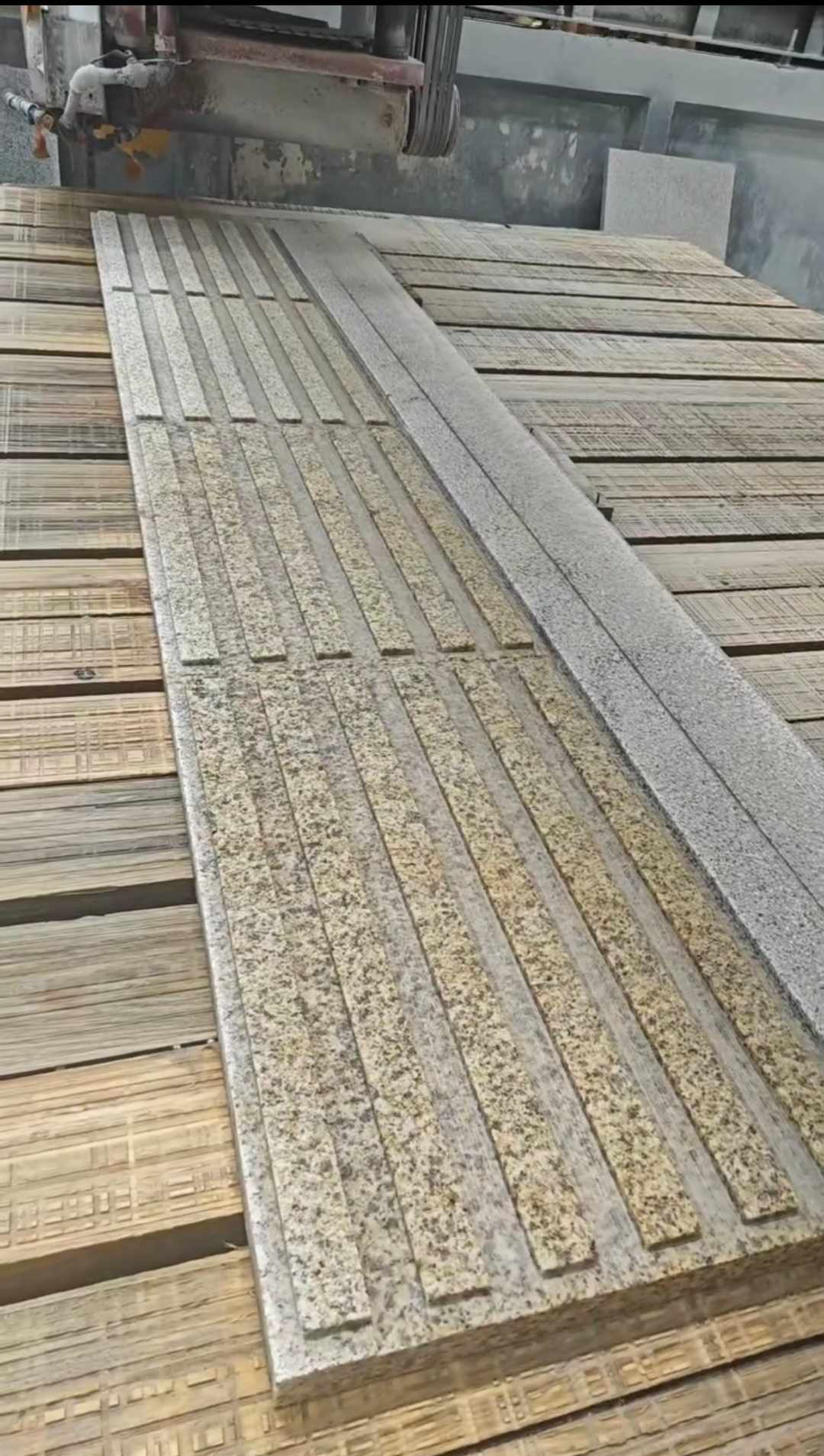 长春黄金麻盲道石 盲条